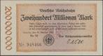 Duitsland Reichsbahn Berlin 200 millionen mark 1923 (nr 149), Verzenden, Duitsland, Los biljet