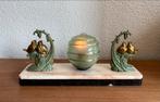 Vintage Art Deco Tafellamp 60’s, Gebruikt, Art deco, Ophalen of Verzenden, Nvt