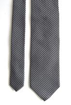 Nieuwe Profuomo 100% zijde stropdas, das, zwart/zilver, Overige kleuren, Verzenden, Nieuw, Profuomo