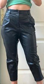 Nep leren broek, Kleding | Heren, Broeken en Pantalons, Verzenden, Zo goed als nieuw, Zwart