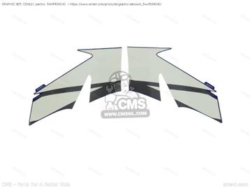 Sticker Yamaha TZR 5WXF839040 beschikbaar voor biedingen