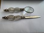 Vintage set - brievenopener en vergrootglas, Ophalen of Verzenden