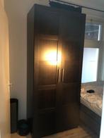 Ikea Pax Kast zwart bruin met Verlichting - Gedemonteerd, Huis en Inrichting, Kasten | Kledingkasten, Ophalen, Gebruikt, 100 tot 150 cm