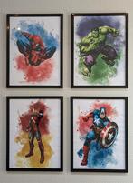 Marvel Avengers superhelden prints, Kinderen en Baby's, Kinderkamer | Inrichting en Decoratie, Nieuw, Ophalen of Verzenden, Wanddecoratie