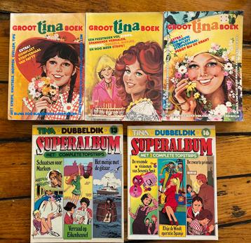 Tina Groot Boek en Dubbeldik Superalbum Stripboeken Vintage beschikbaar voor biedingen