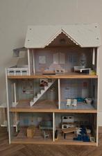 Houten poppenhuis 82x68x32cm, Kinderen en Baby's, Speelgoed | Poppenhuizen, Ophalen, Gebruikt, Poppenhuis