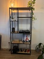 2x Houten display kast / wand kast, Huis en Inrichting, Kasten | Vitrinekasten, Ophalen, Met plank(en), 50 tot 100 cm, Zo goed als nieuw