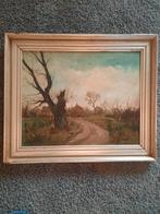 schilderij Jan de Leeuw. Bergen NH, Antiek en Kunst, Kunst | Schilderijen | Klassiek, Ophalen