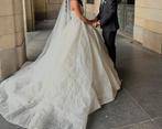 Bruidsjurk gelinlik met sluier, Ophalen of Verzenden, Zo goed als nieuw, Wit, Trouwjurk