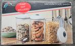 Vacu Vin Vacuum Voedselbewaarder - 3 x 1 Liter, Huis en Inrichting, Ophalen of Verzenden, Zo goed als nieuw