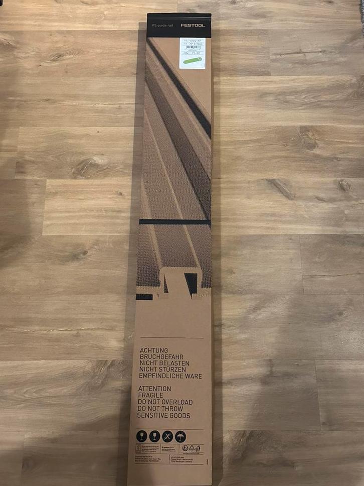 Nieuw Festool 1400/2 KP geleiderail + 30 kleefstrips, Doe-het-zelf en Verbouw, Gereedschap | Zaagmachines, Zo goed als nieuw, Invalzaag
