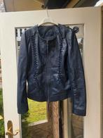 Cigno Nero Leren Jas - Maat 40 - Zo Goed Als Nieuw, Maat 38/40 (M), Blauw, Zo goed als nieuw, Cigno Nero