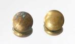 Oude Vintage metalen bolknopen nr. U412 koper, Verzenden, Zo goed als nieuw, Knoop of Knopen