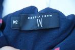 Doorknoopjurk blauw/ rood Mart Visser mt 34 Vaste prijs, Kleding | Dames, Jurken, Ophalen of Verzenden, Zo goed als nieuw, Maat 34 (XS) of kleiner