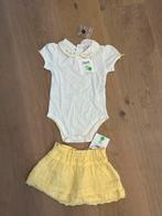 Babykledingsetje Wit/Geel 12/18 maanden - Nieuw, Ophalen of Verzenden, Nieuw, Maat 86