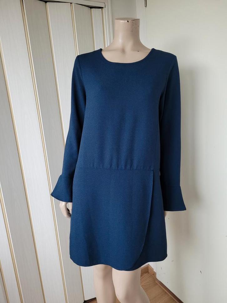 Anna jurk blauw maat M/L, Kleding | Dames, Jurken, Zo goed als nieuw, Maat 36 (S), Blauw, Boven de knie, Ophalen of Verzenden