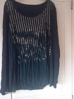 Sao Paulo top mt 42 donkerblauw, Blauw, Maat 42/44 (L), Ophalen of Verzenden, Lange mouw