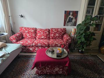 Ikea Ektorp 3-zitsbank + bromma hocker + extra hoezen - afbeelding 1