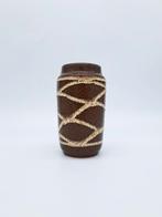 Vintage West Germany Lava Vaas Scheurich 231-15 Bruin Wit, Ophalen of Verzenden