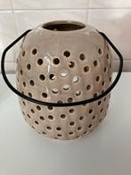 Nieuw/grote taupe waxinelichthouder H&S/decoratie, Huis en Inrichting, Woonaccessoires | Kandelaars en Kaarsen, Overige materialen