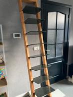 Wand rek ladderkast grijs en wit, Huis en Inrichting, Kasten | Stellingkasten, Ophalen, Zo goed als nieuw