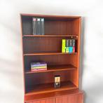Vintage wandmeubel | wandkast | boekenkast | dutch design |, Huis en Inrichting, Ophalen, 150 tot 200 cm, Teakhout, 25 tot 50 cm