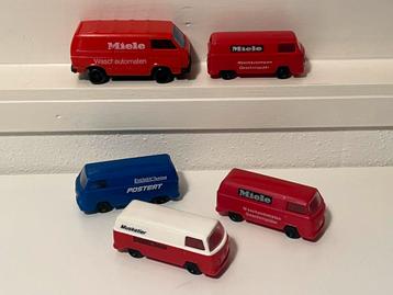 5x Jean & Dom-Plastik VW T2+ T3 Miele reclamebusjes vintage beschikbaar voor biedingen