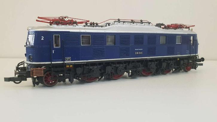 Roco 43659 - Elektrische locomotief BR E18 045 van de DB, Hobby en Vrije tijd, Modeltreinen | H0, Zo goed als nieuw, Locomotief