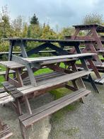 Picknicktafel 180cm - Hout 9 stuks T.e.a.b, Tuin en Terras, Ophalen, Gebruikt, Rechthoekig, Hout