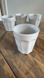 4 Keramische Espresso Kopjes - HEMA, Keramiek, Ophalen of Verzenden, Zo goed als nieuw, Effen