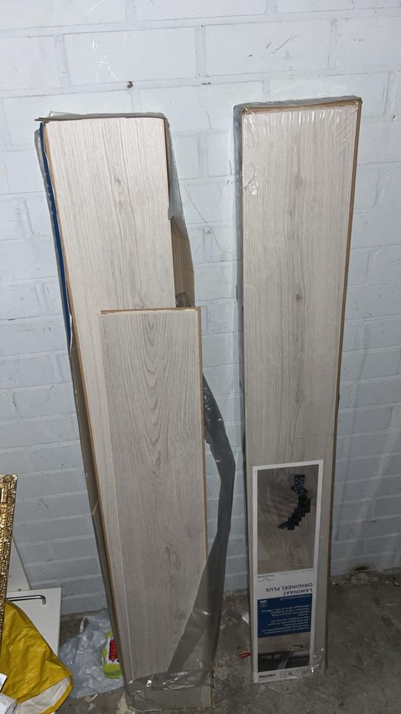 Bruynzeel laminaat/vloerbedekking, Doe-het-zelf en Verbouw, Vloerdelen en Plavuizen, Ophalen, 50 tot 150 cm, Zo goed als nieuw