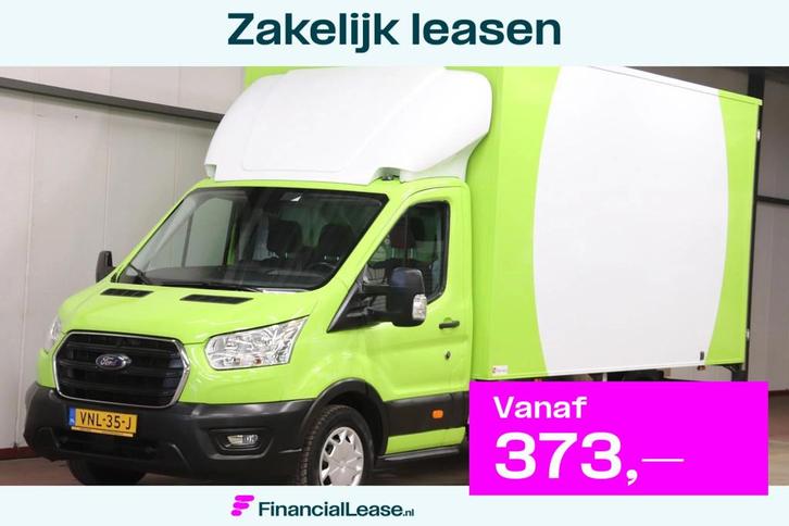 Ford Transit 350 2.0 TDCI BAKWAGEN MEUBELBAK AUTOMAAT EURO 6, Auto's, Bestelauto's, Bedrijf, Lease, Financial lease, ABS, Airconditioning