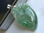Natuurlijk jade jadeiet hanger( FEI CUI), Verzenden, Nieuw, Met edelsteen, Groen
