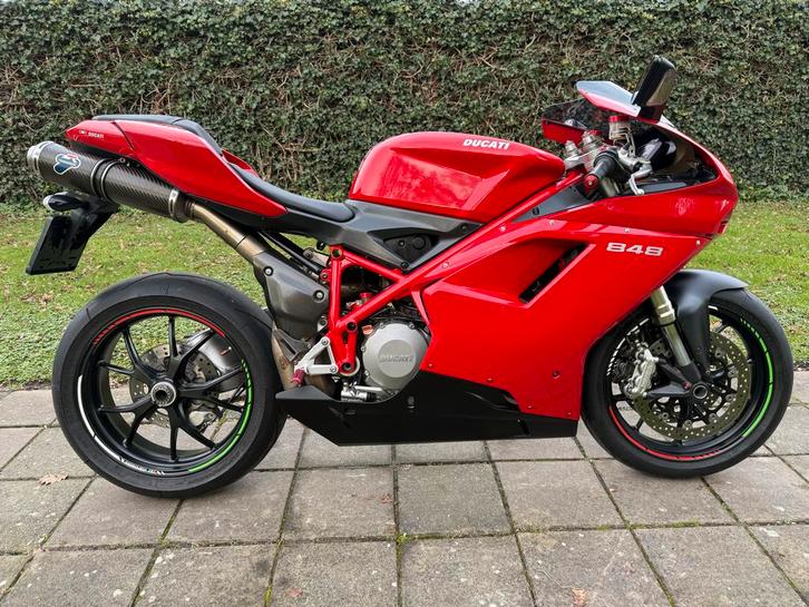 Ducati 848 - 2008 - Termignoni uitlaten - Grote beurt, Motoren, Motoren | Ducati, Bedrijf, Super Sport, meer dan 35 kW, 2 cilinders