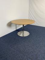 1 x Ronde vergadertafel, diameter 120 cm. - Kersen Havanna, Huis en Inrichting, Ophalen, Gebruikt