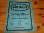 Carl bohm - vortrags album 1, Muziek en Instrumenten, Gebruikt, Klassiek, Ophalen of Verzenden, Piano