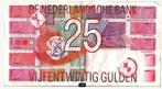 Nederland ƒ 25.00 Roodborstje 1989 Bankbiljet, Postzegels en Munten, Bankbiljetten | Nederland, Los biljet, Ophalen of Verzenden
