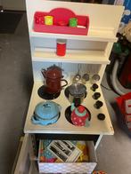 Speelkeuken van hout inclusief toebehoren, Ophalen of Verzenden, Gebruikt, Hout