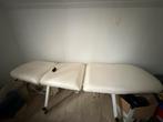 Pedicure Tafel + Stoel - Verstelbare Rugleuning, Huis en Inrichting, Ophalen, Gebruikt, Wit, Metaal