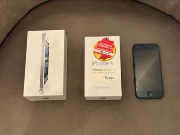 Collectie Apple iPhone in doos, 4, 5, 5c, 6 beschikbaar voor biedingen