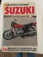 werkplaatshandboek SUZUKI Twins 250 400 425 450;, Motoren, Handleidingen en Instructieboekjes, Suzuki