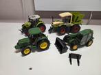 Siku,Britains,UH set Claas,John Deere set 1:32, Ophalen of Verzenden, Zo goed als nieuw, Tractor of Landbouw, Britains