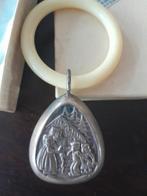 Vintage bijtring rammelaar hans & grietje, Ophalen of Verzenden, Zilver