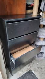 IKEA KULLEN Ladekast 5 lades zwart mag weg teab, Ophalen, Zo goed als nieuw, 25 tot 50 cm, 50 tot 100 cm