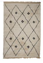 Varamin vloerkleed wit/zwart 200x290 - Nieuw, Huis en Inrichting, Stoffering | Tapijten en Kleden, Ophalen, Nieuw, Wit, 200 cm of meer