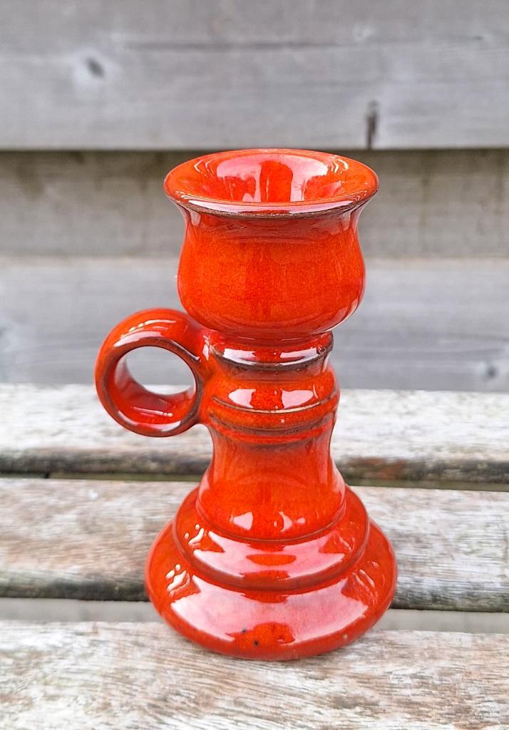 Prachtige vintage Jasba West Germany kandelaar., Verzamelen, Retro, Huis en Inrichting, Ophalen of Verzenden