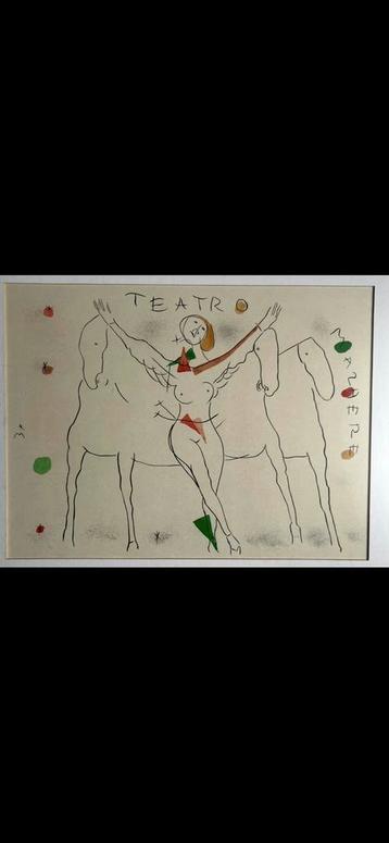 Marino Marini  Il canto I  etching  Prints & Graphic Art beschikbaar voor biedingen