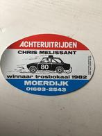 Sticker Achteruitrijden Chris Melissant Moerdijk, Verzenden, Zo goed als nieuw, Film, Tv of Omroep