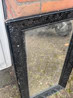 zwarte spiegel met sierlijke rand, Ophalen, Gebruikt, 100 tot 150 cm, Rechthoekig