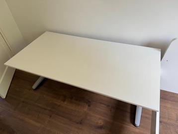 Wit Verstelbaar Ikea Bureau